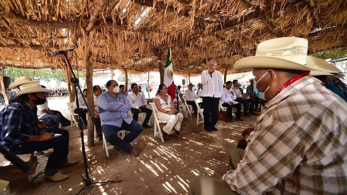 amlo pueblo yaqui PRESIDENCIAS